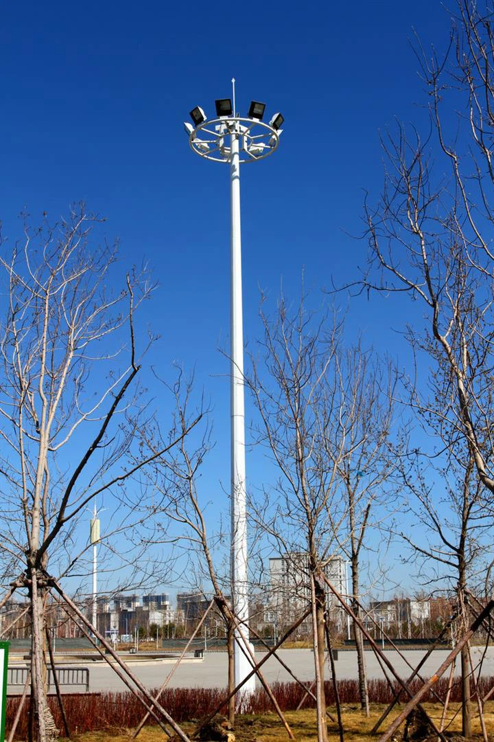 High Mast Luminaires 200W 300W 500W 1000W 1500W 2000W LED Flood Light With HDG Poles