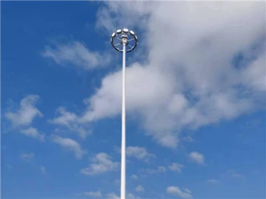 Tahap taufan yang mengangkat lampu tiang tinggi dapat menahan